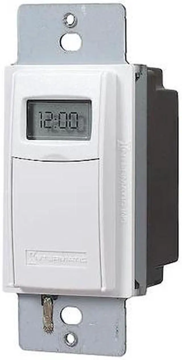 Main image of Intermatic EI600WC Decorator Digital In-Wall 7-Day Astronomic Timer, White