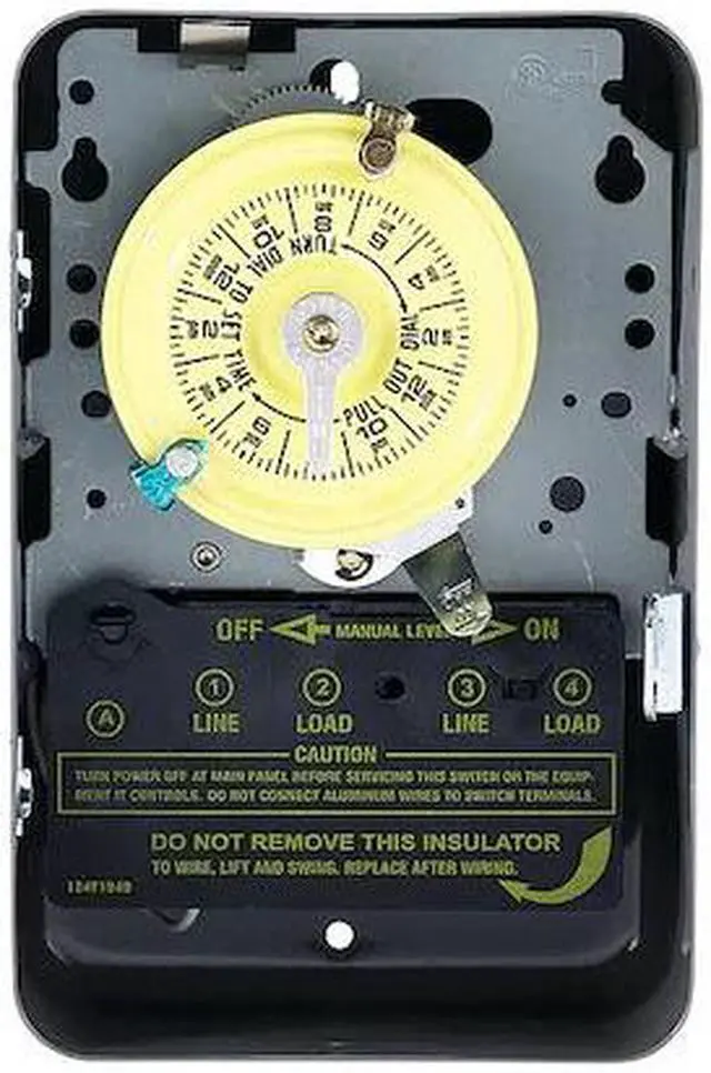 Alt view image 20 of 20 - Intermatic T103 120-Volt DPST 24 Hour Mechanical Time Switch