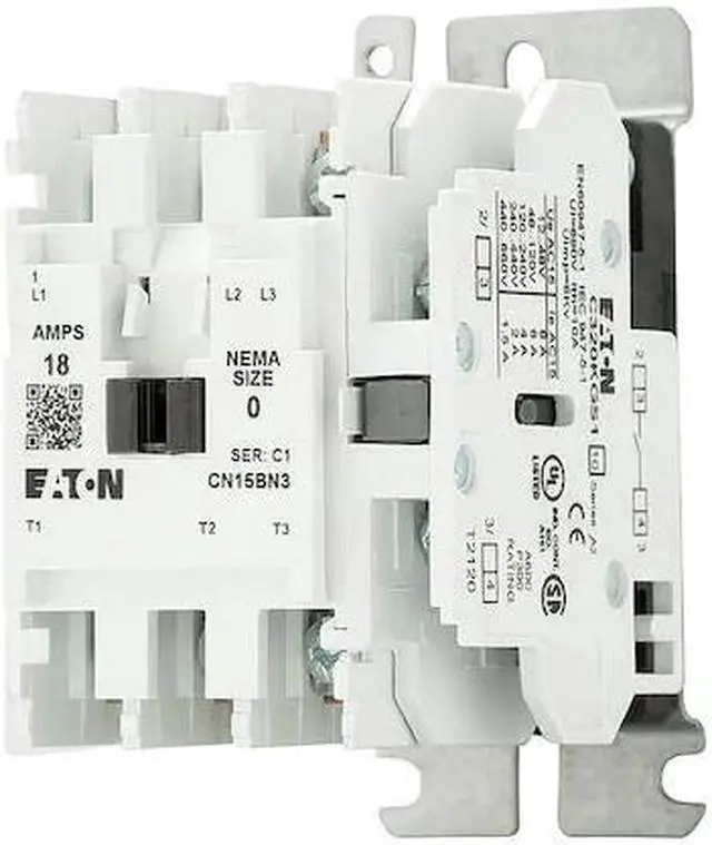 Alt view image 2 of 2 - EATON CN15BN3AB Cutler-Hammer 120VAC Non-Reversing Magnetic Contactor 3P 18A