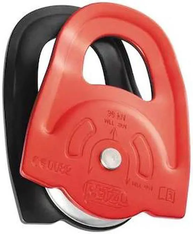 Alt view image 3 of 3 - PETZL P60A Prusik Minder Pulley,8100 lbs,Red/Black