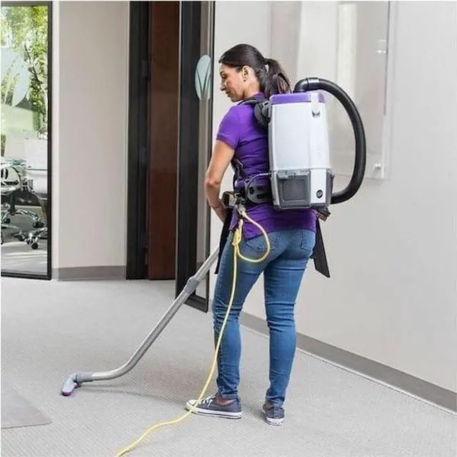 Alt view image 12 of 12 - PROTEAM 107310 Backpack Vacuum Cleaner, 6 qt., 11.6 lb.