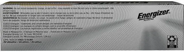Alt view image 11 of 12 - ENERGIZER-BATTERIES EN22 12PK ENERGIZER 9V INDUSTRIAL