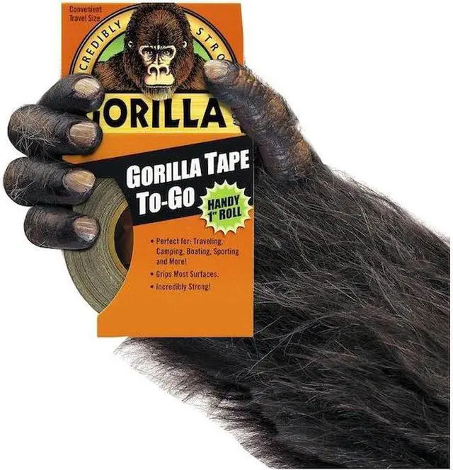 Alt view image 6 of 8 - Gorilla Glue 6100102 Black Gorilla Tape Handy Roll, 1-In. X 30-Ft.