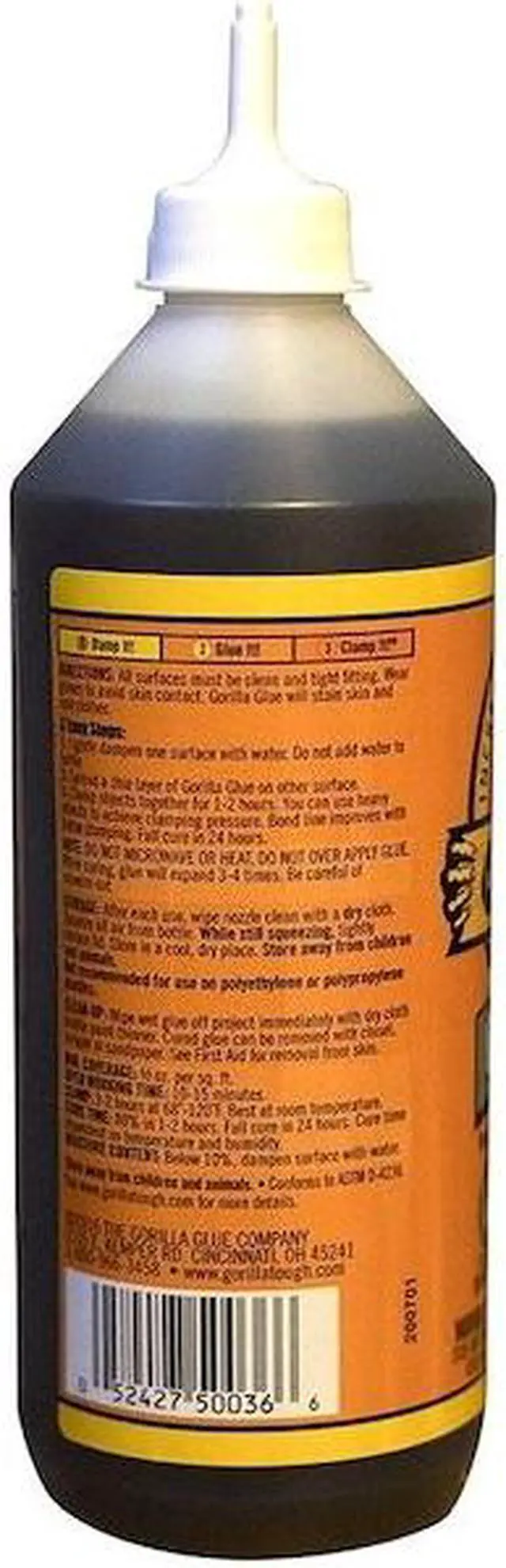 Alt view image 6 of 9 - GORILLA GLUE 119484 Spray Adhesive, Clear, 24 hr Full Cure, 12 oz, Aerosol Can