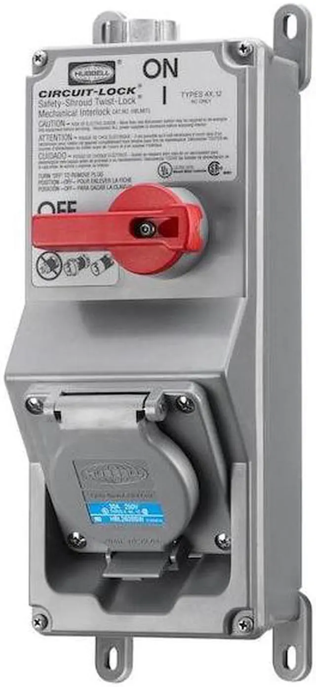 Alt view image 10 of 12 - HUBBELL WIRING DEVICE-KELLEMS HBLMITL Nonfusible Disconnect Switch, Heavy Duty,
