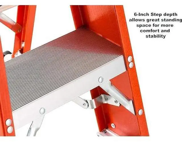 Alt view image 5 of 8 - LOUISVILLE FY8003 3 Steps, Fiberglass Step Stand, 375 lb. Load Capacity,