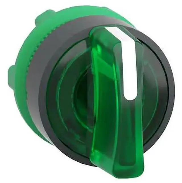 Alt view image 2 of 5 - SCHNEIDER ELECTRIC ZB5AK1533 Illum Selector Switch,3 Pos,22mm,Green