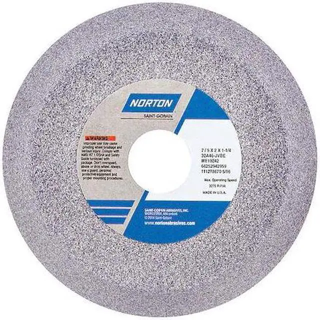 Main image of NORTON ABRASIVES 66252942959 Flaring Cup Wheel,7 Diax2 Tx1.25 AH,PK5