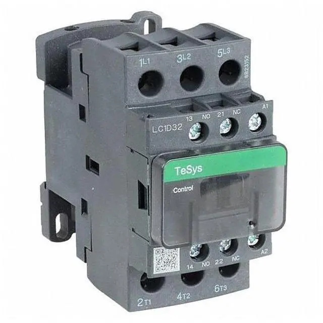 Alt view image 5 of 8 - SCHNEIDER ELECTRIC LC1D32G7 IEC Magnetic Contactor, 1NC/1NO, 120V AC, 3 P,