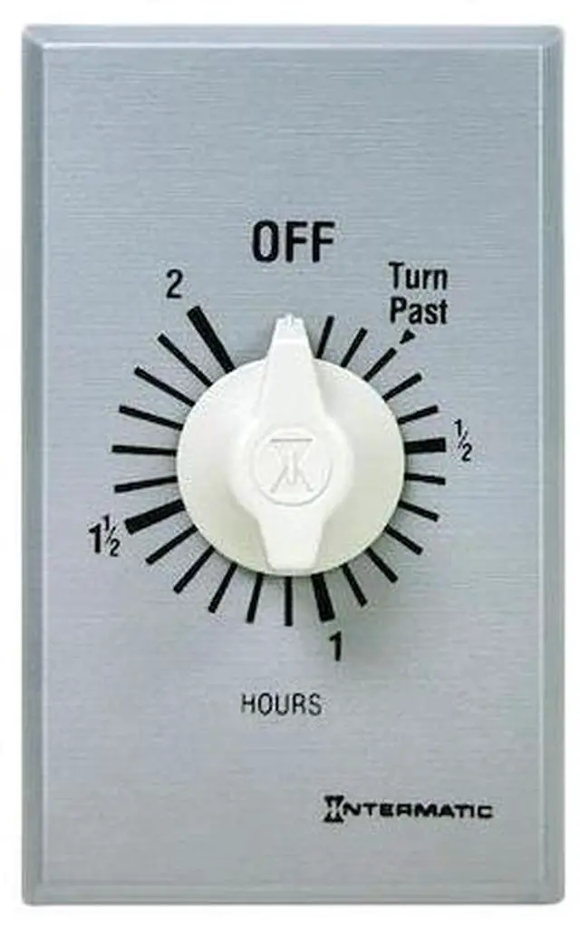 Alt view image 2 of 2 - INTERMATIC FF32H Timer,Spring Wound,2 Hr,SPDT,Silver