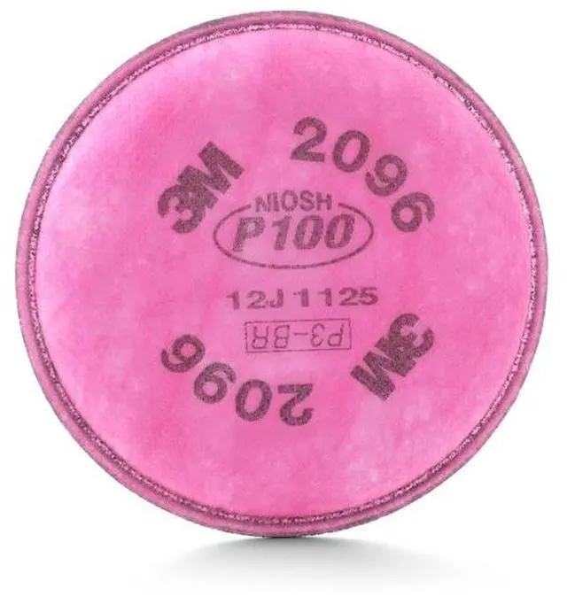 Alt view image 6 of 6 - Filter, Bayonet, P100, Nuisance Level AG, Magenta, 2 PK, NIOSH