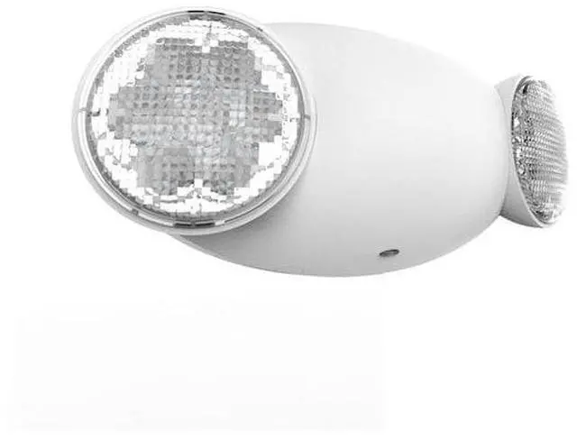 Alt view image 9 of 10 - Hubbell 00148 - 120/277 volt Dual LED Head White Emergency Light (CU2)