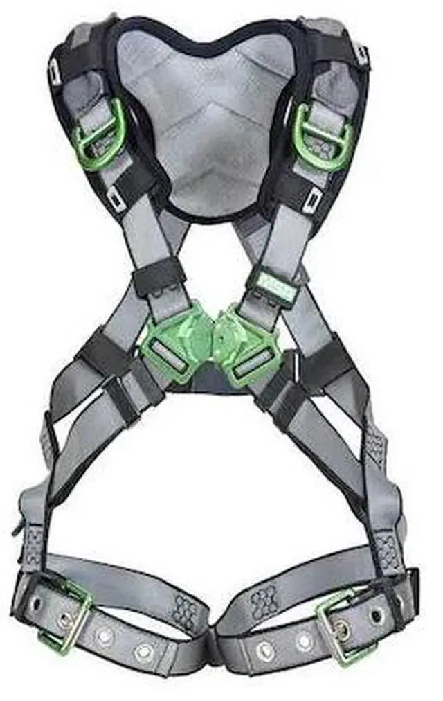 Main image of MSA SAFETY 10194937 V-FIT Full Body Harness, M, 400 lb., Quick-Connect Chest/