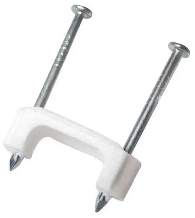 Alt view image 9 of 9 - Gardner Bender 1/2 In. x 3/8 In. Poly Cable Staple (100-Count) PS-150Z