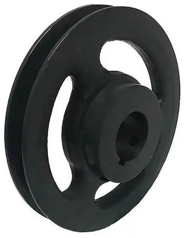 Alt view image 3 of 3 - TB WOOD'S AK7458 5/8" Fixed Bore 1 Groove Standard V-Belt Pulley 7.25 in OD