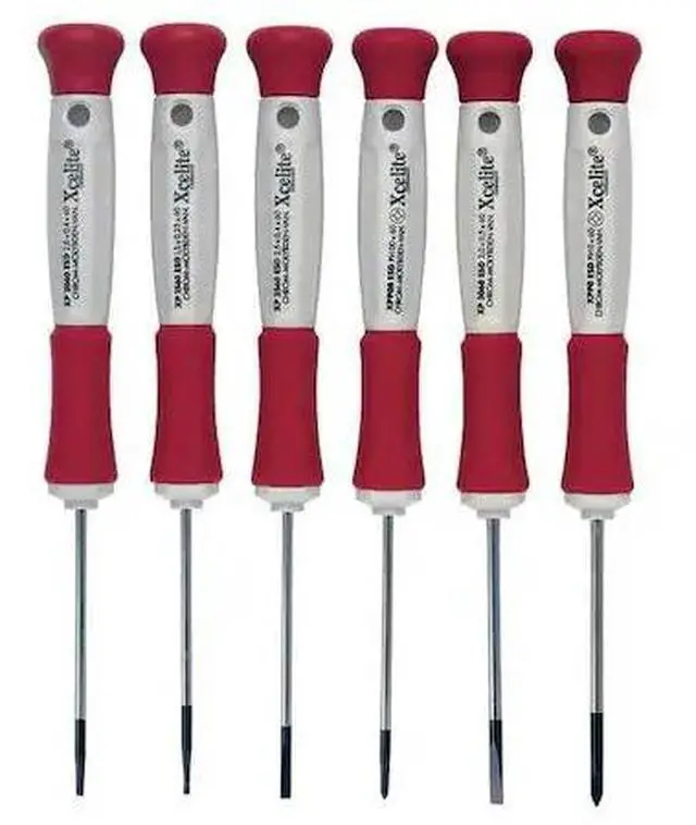 Main image of XCELITE XP600 Precision Screwdriver Set,Sl/Ph,6 pcs
