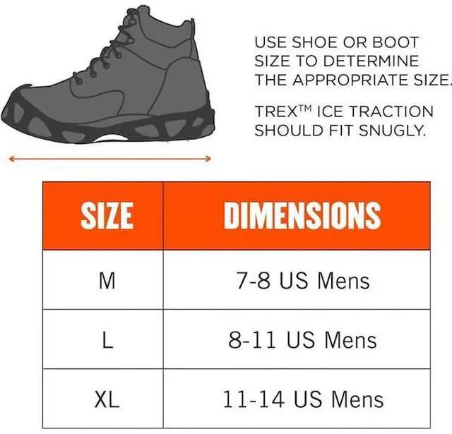 Alt view image 2 of 4 - ERGODYNE 6310 Traction Device, Ball, Heel Coverage, Pull-On, Steel, Stud, Fits