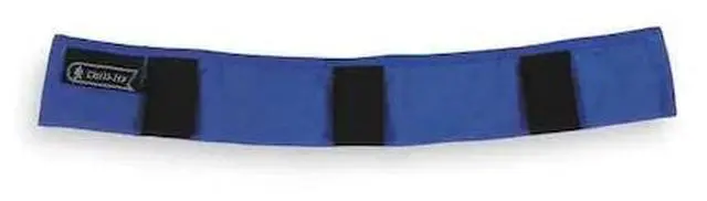 Alt view image 5 of 11 - Cooling Hard Hat Liner, Evaporative Cooling, Acrylic Polymers, Blue