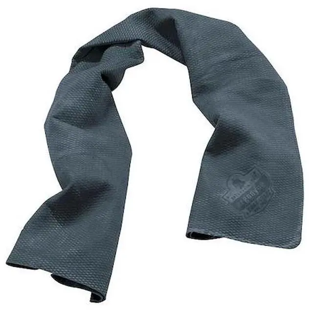 Alt view image 7 of 13 - Ergodyne Evaporative Cooling Towel Gray 12438