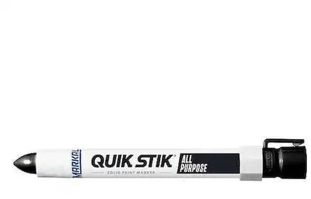Main image of MARKAL 61050 Solid Paint Marker, Large Tip, Black Color Family