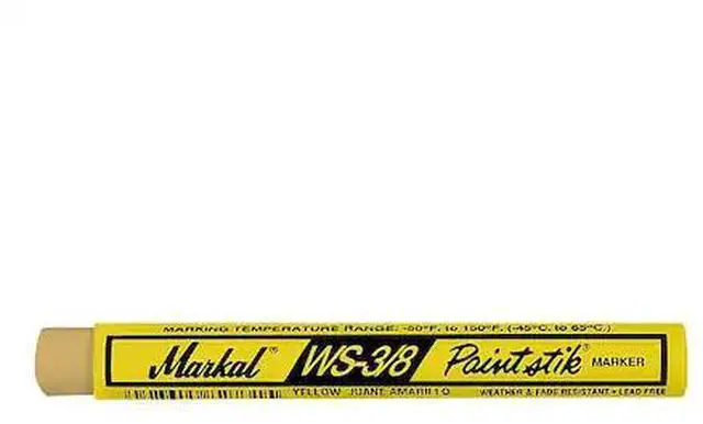 Alt view image 2 of 2 - MARKAL 82421 Solid Paint Crayon, Medium Tip, Yellow Color Family