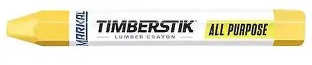 Main image of MARKAL 80351 Lumber Crayon, Large Tip, Yellow Color Family, Clay