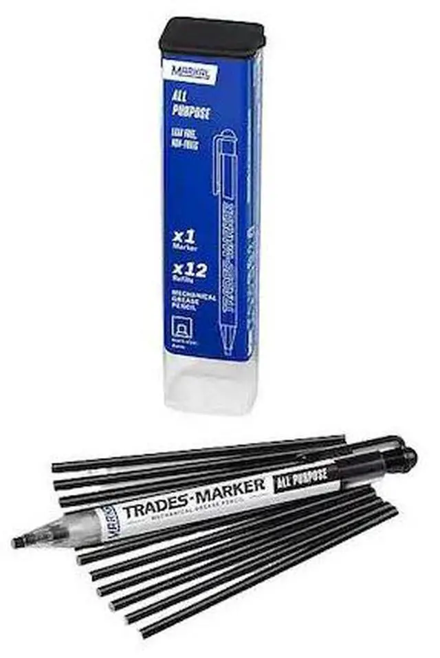 Alt view image 2 of 3 - MARKAL 96133 Trades-Marker All-Surface Marker,Black