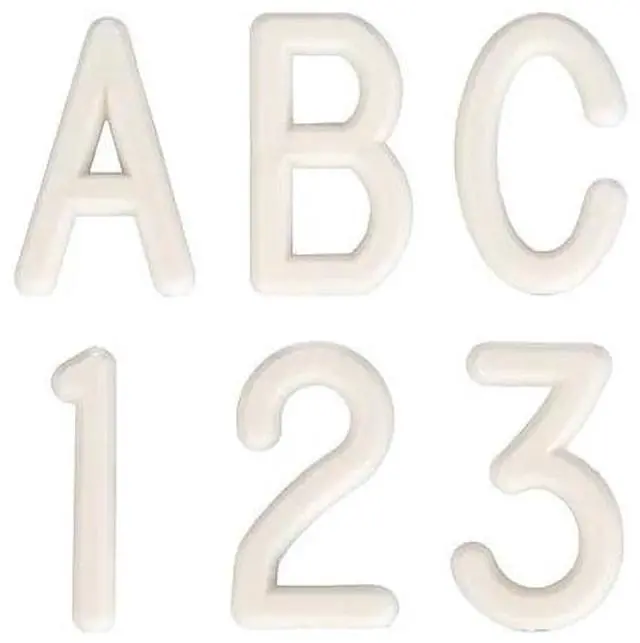 Main image of ZORO SELECT UV52301 Letter Box Set,1/2 In.