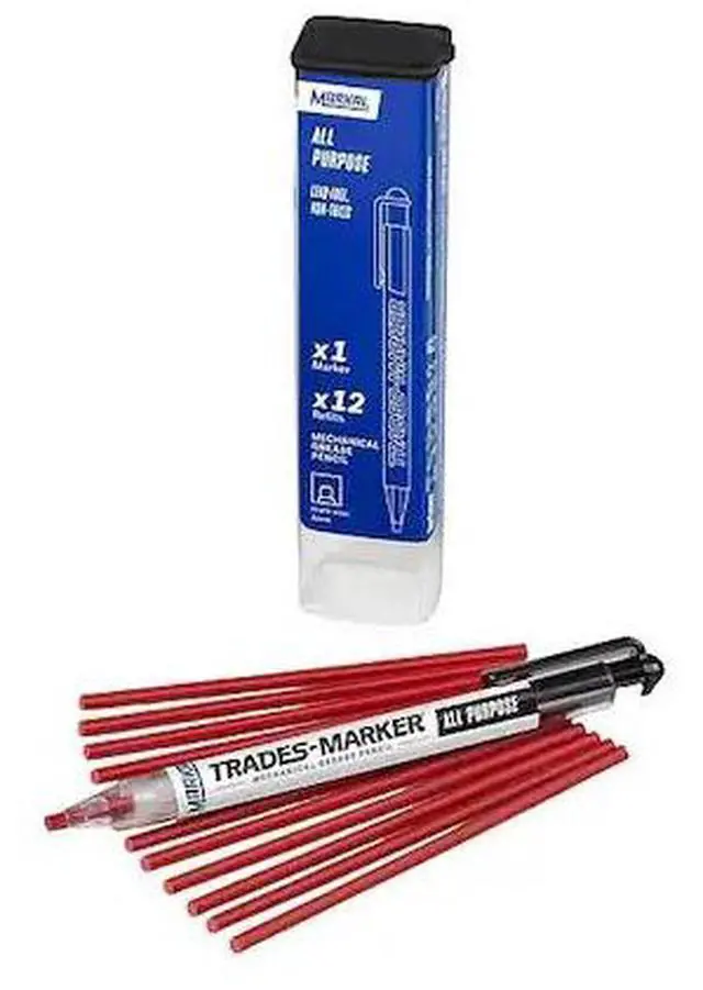 Main image of MARKAL 96132 Trades-Marker All-Surface Marker,Red
