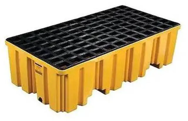 Alt view image 5 of 6 - EAGLE MFG 1620 Spill Pallet, 66 gal Spill Capacity, 2 Drums, 4,000 lb Load