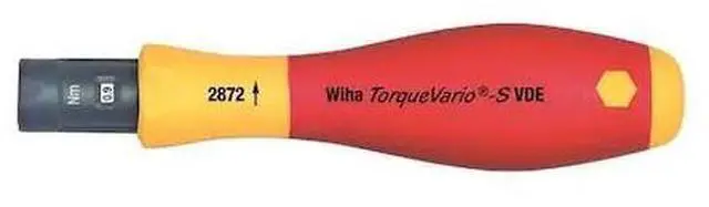 Alt view image 2 of 2 - Wiha Tools Adj Trq Scrdrvr, 6 mm, 18 to 62 in-lb HAWA 28727