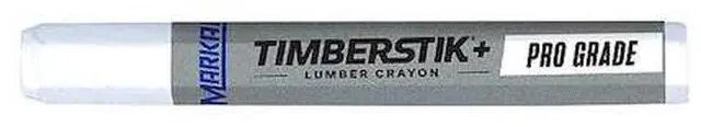 Alt view image 2 of 2 - MARKAL 80380 Extruded Lumber Crayon, Large Tip, White Color Family, Clay