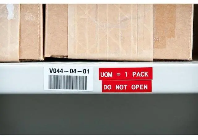 Alt view image 5 of 7 - BRADY M21-375-595-RD Label Tape Cartridge, White/Red, Labels/Roll: Continuous