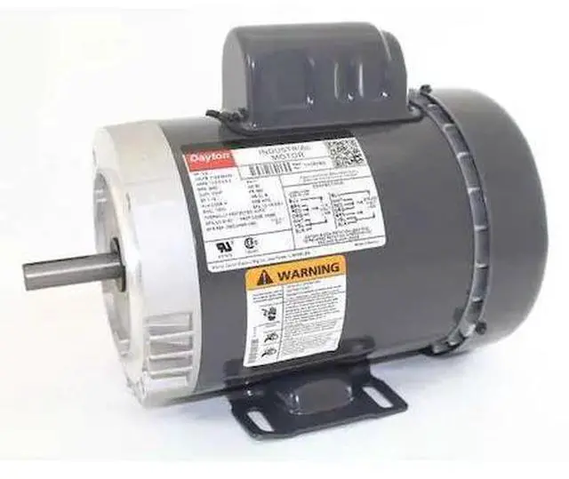 Main image of DAYTON 1K080 Capacitor-Start General Purpose Motor, 3/4 hp HP, 115/208-230V AC