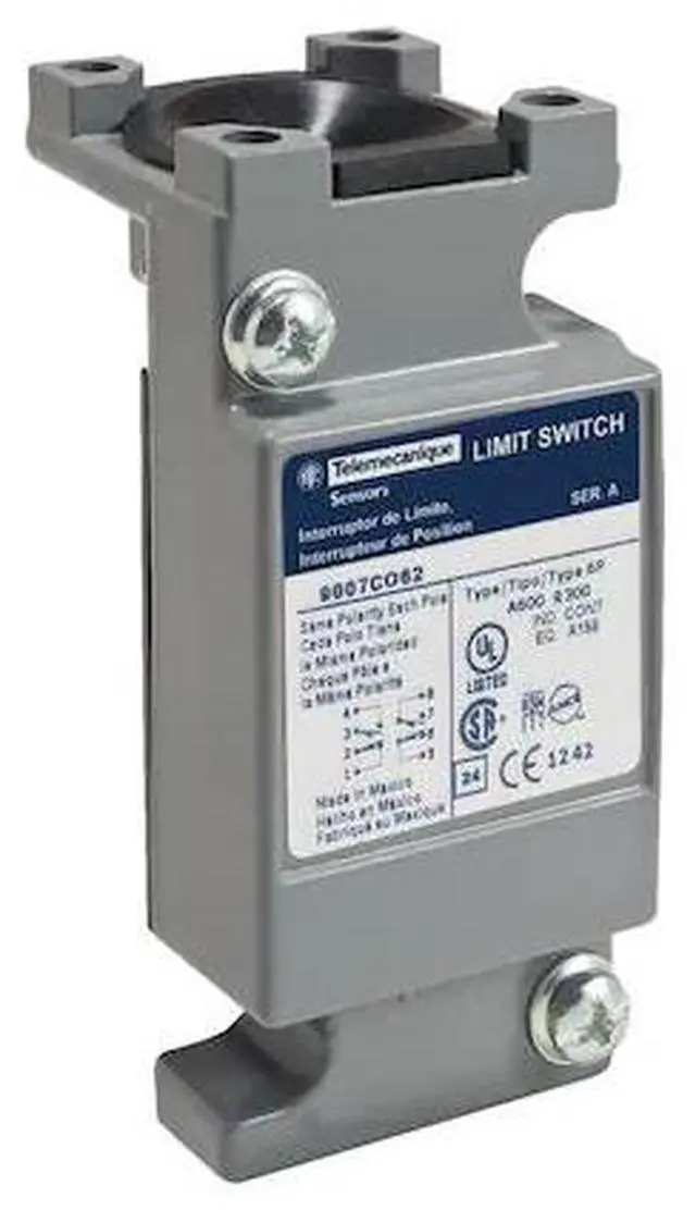 Alt view image 4 of 4 - TELEMECANIQUE SENSORS 9007CO62 2NC/2NO Limit Switch Body Nema 1, 2, 4, 6, 6P,