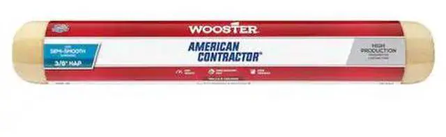 Main image of WOOSTER R362-18 18" Paint Roller Cover, 3/8" Nap, Knit Fabric