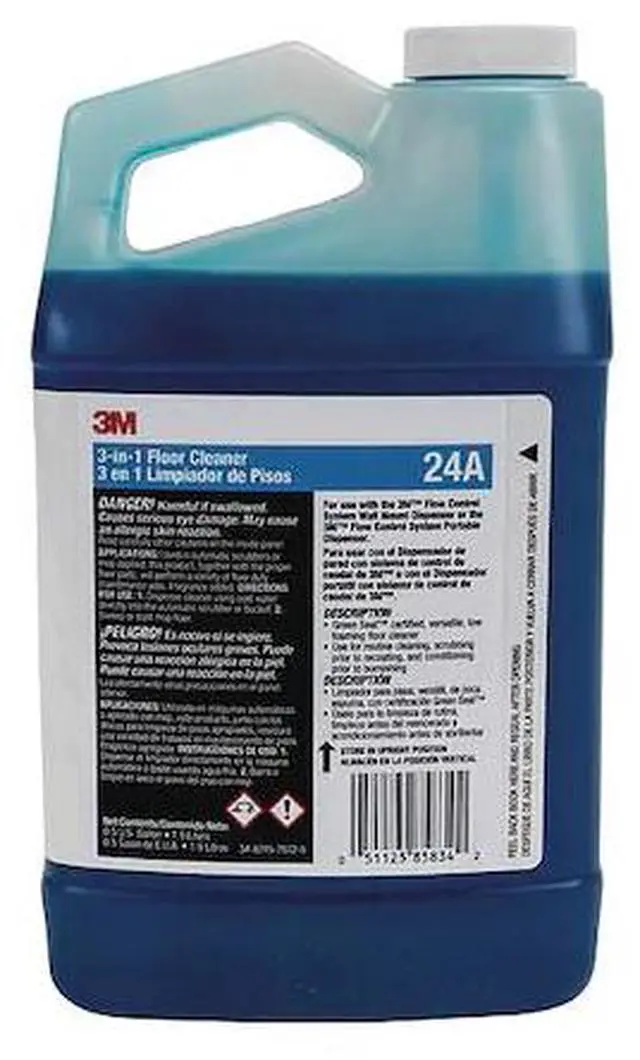 Alt view image 3 of 10 - 3m Floor Cleaner For Use With 3M™ Flow Control System Chemical Dispenser, 1 EA