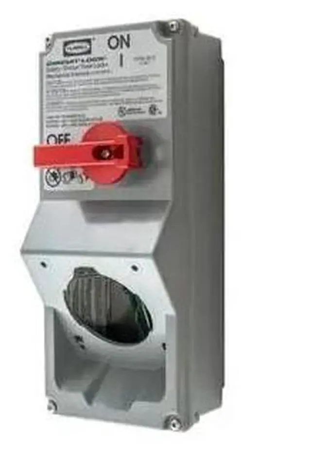 Alt view image 6 of 12 - HUBBELL WIRING DEVICE-KELLEMS HBLMITL Nonfusible Disconnect Switch, Heavy Duty,