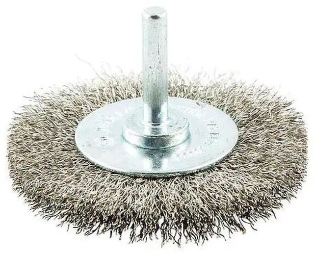 Main image of ZORO SELECT 66252838972 Wire Wheel Brush,Shank Mount,3/4" L Trim