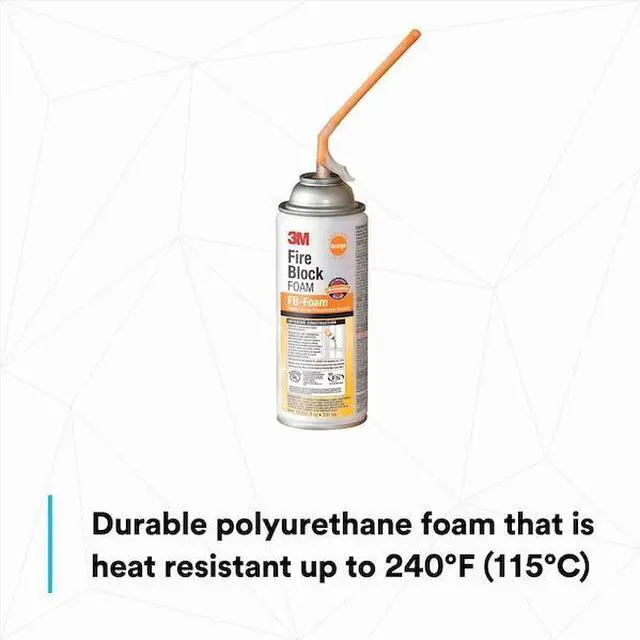 Alt view image 10 of 13 - Fire Block Sealant, 12 oz., Orange, Aerosol