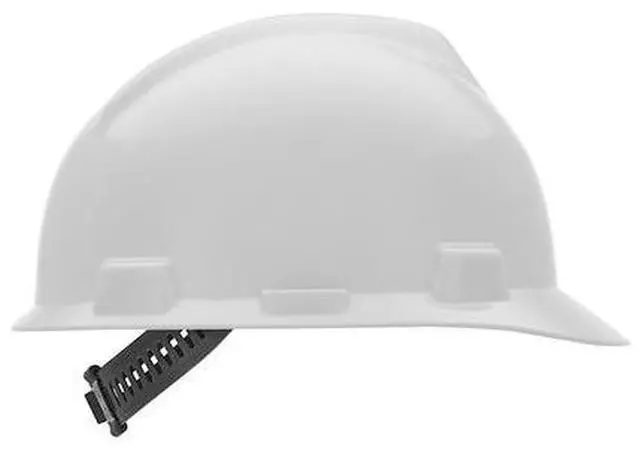 Alt view image 7 of 8 - Hard Hat, Front Brim, Slotted, Pinlock, White