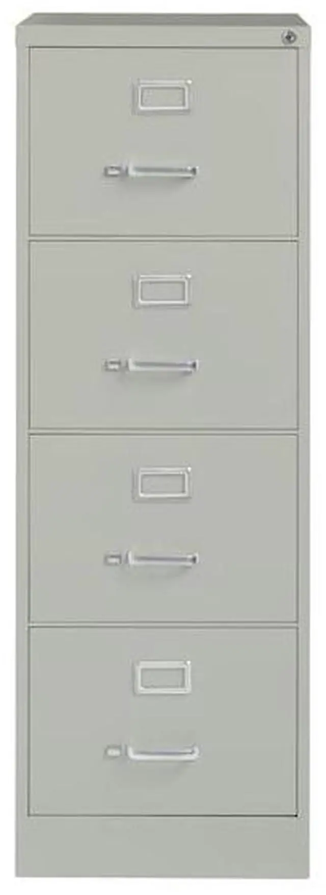 Main image of HIRSH 16703 18" W 4 Drawer Vertical File Cabinet, Light Gray, Legal