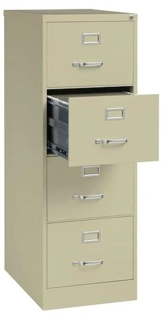 Main image of HIRSH 16701 18" W 4 Drawer Vertical File Cabinet, Putty, Legal