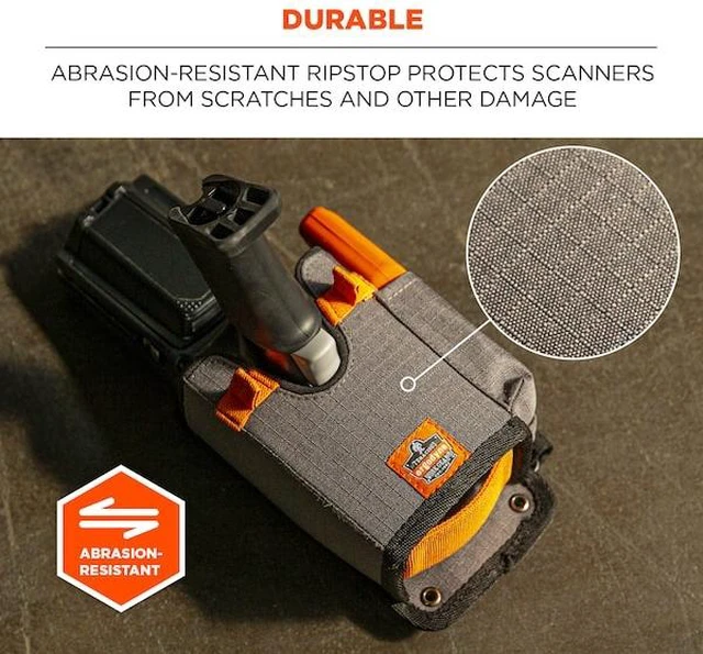 Alt view image 2 of 5 - ERGODYNE 5543L Scanner Holder,Gray,3 1/2" W,Size L