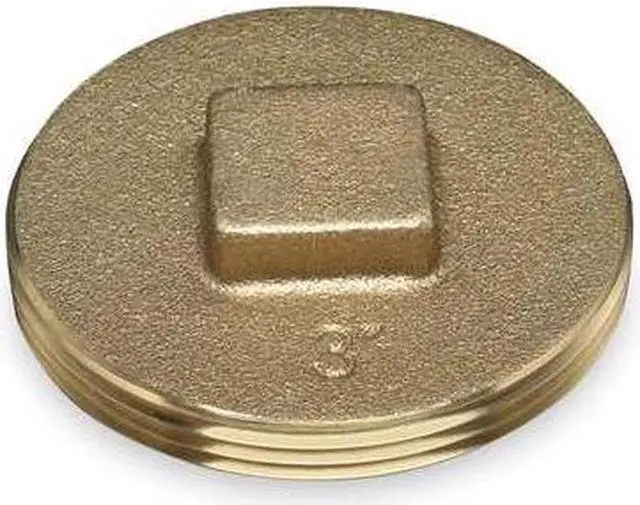 Alt view image 2 of 6 - OATEY 42371 Cleanout Plug,2.5 In,Brass