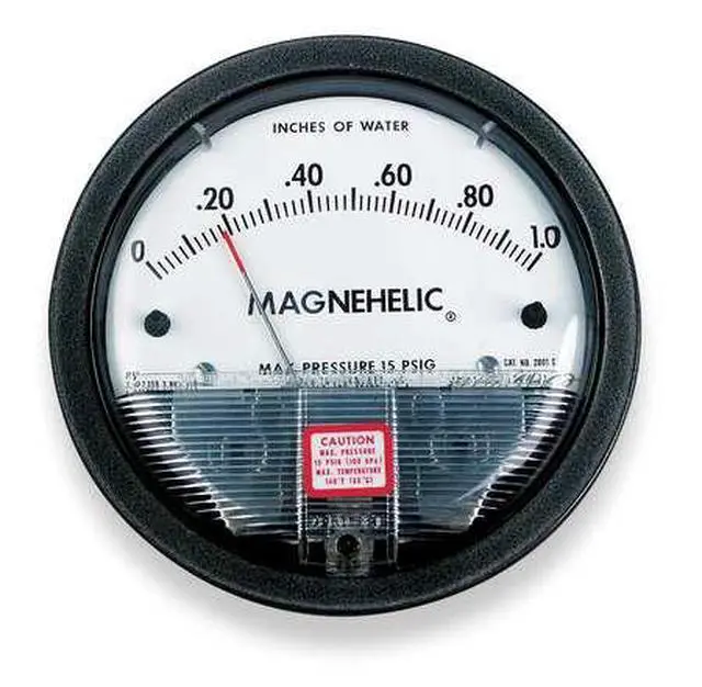 Main image of DWYER INSTRUMENTS 2060 Dwyer Magnehelic Pressure Gauge,0 to 60 In H2O