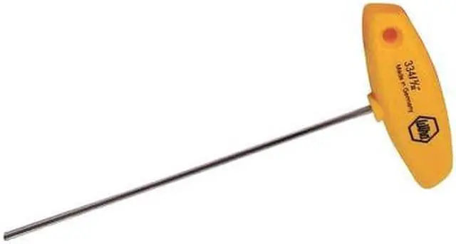 Main image of WIHA 33465 SAE Plain Hex Key Hex Key, 5/32" Tip Size, 6 in Long, 6 in Short