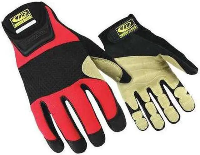Alt view image 2 of 4 - RINGERS GLOVES 355-13 Rescue Gloves, Synthetic Leather Palm, Secure Fit Cuff,