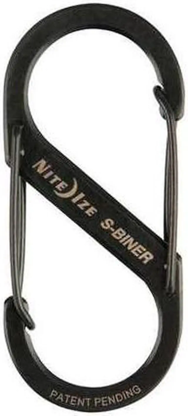 Alt view image 18 of 18 - NITE IZE SB3-03-01 Double Gated Carabiner,2-5/8 In.,Black
