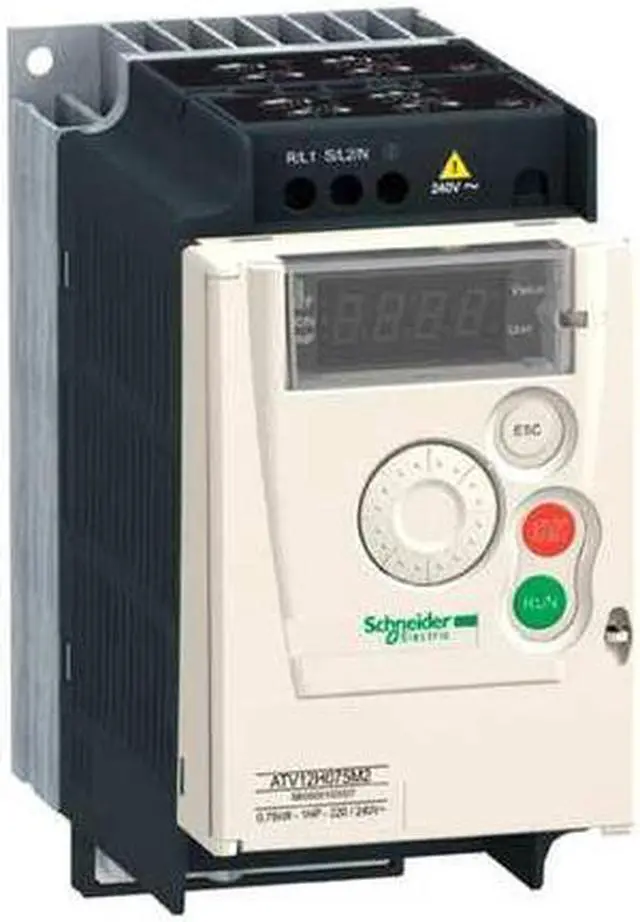 Main image of SCHNEIDER ELECTRIC ATV12H037F1 Variable Frequency Drive, 1/2HP, 115V In, Altivar